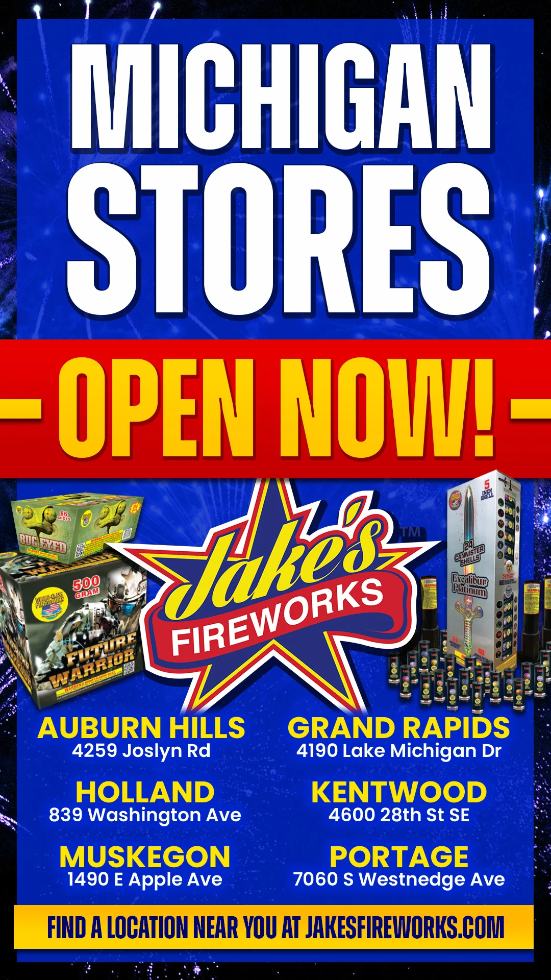 Michigan Stores Now OPEN – Special Coupon Offer
